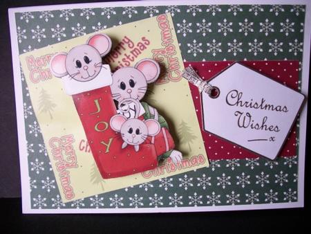 Joy Mouse Family by Sheila Horne