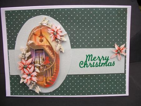 Christmas Staircase by Sheila Horne