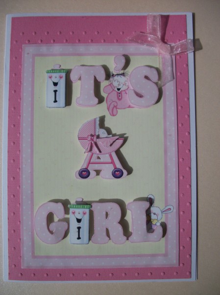 It's a Girl, New Baby Step by Step Decoupage by Sheila Horne