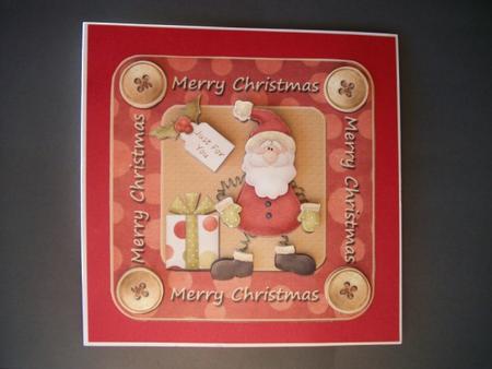 Just for You from Santa Quick Cut and Fold Card by Sheila Horne