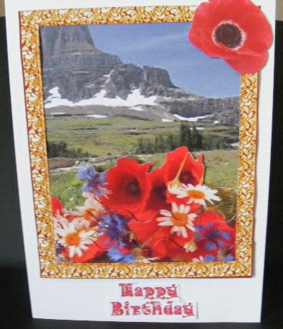 Floral Stacker Tag Card by sheila ketterer
