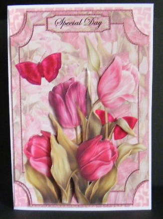 Special Day Tulips and Butterflies by sheila ketterer