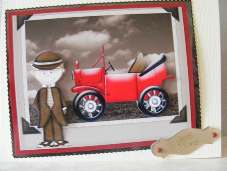 Proud of His Car, Roaring Twenties by sheila ketterer