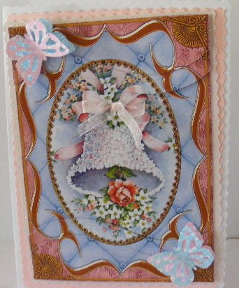 Blue Bell Fancy Bracket 7x5in Swirvey Top Bottom Stacker by sheila ketterer