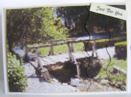 Wooden Bridge Watercolour Wavy Side Stacker Featured Gallery Photo
