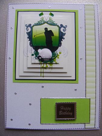 Golfing 3D Pyramid Sheet by sheila ketterer