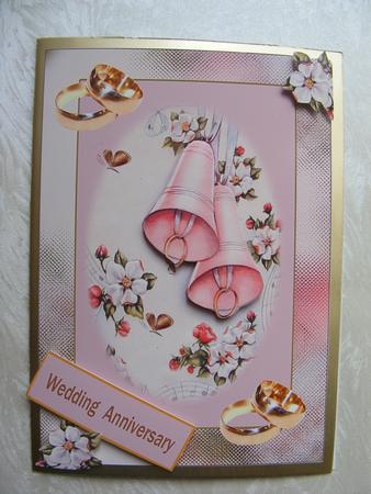 Vintage Wedding or Anniversary Card by sheila ketterer
