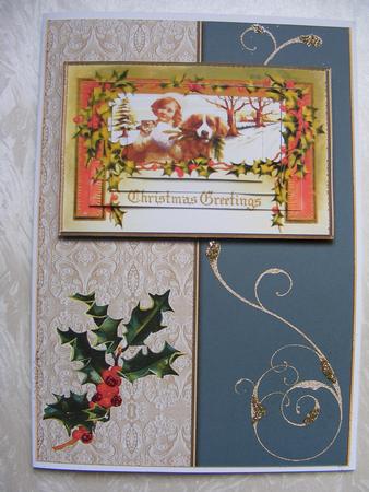 Young Girl Christmas Scene by sheila ketterer