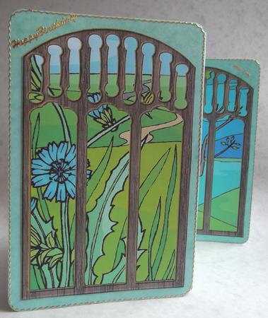 Window Blues Topper Set by Sheila Lewis