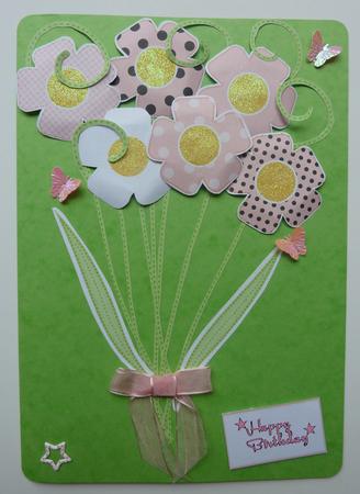 Pretty Coordinating Floral Felties Digital Embellishment by Sheila Lewis