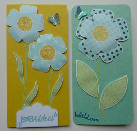 Pretty Coordinating Floral Felties Digital Embellishment by Sheila Lewis