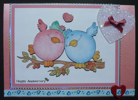 Love Birds Wedding Day by Sheila Lewis