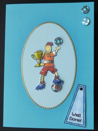 A5 Linen Embossed Card Front or Insert by Sheila Lewis