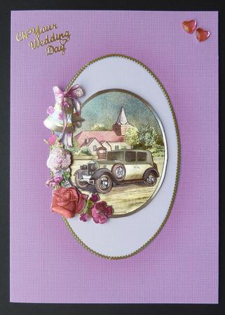 A5 Linen Embossed Card Front or Insert by Sheila Lewis