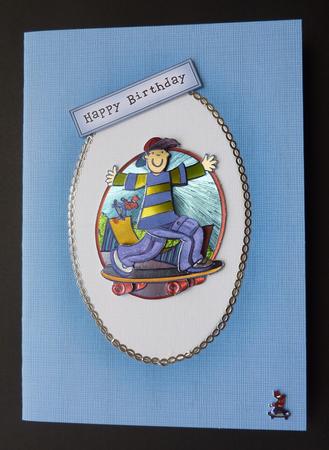 A5 Linen Embossed Card Front or Insert by Sheila Lewis