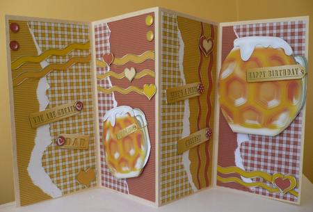 Mine's a Pint!! Kit with Step by Step Decoupage by Sheila Lewis
