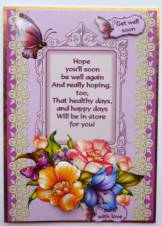 Flowers and Lace Get Well by Sheila Lewis