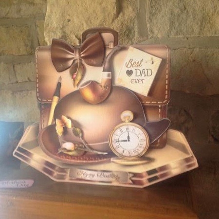 For the Best Father Card by Sheila Pickering