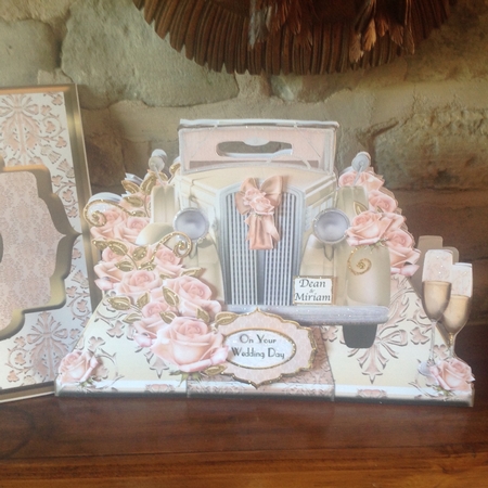 The Wedding Car - Large shaped design by Sheila Pickering