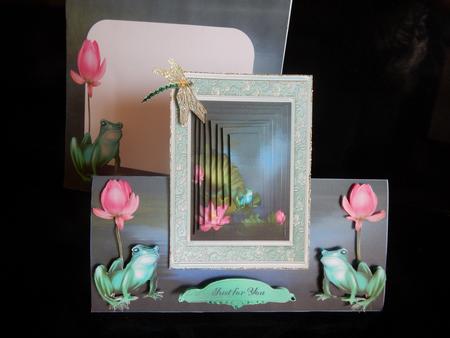 Watergarden Over the Top Tent Card by Sheila Pickering