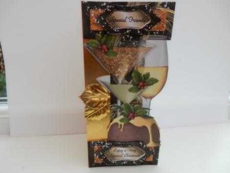 The Perfect Christmas Indulgence - Dl I Card by Sheila Pickering