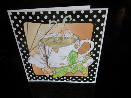 8 x 8 Coffee Time Kit with Twisted Pyramage by Sheila Pickering