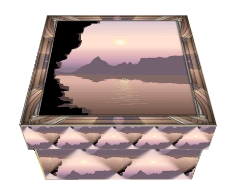 GIFT BOX - SUNSET FROM A CAVE by Craft Box