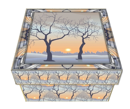 GIFT BOX - WINTER TREES by Craft Box