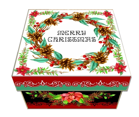 GIFT BOX - PINE CONE WREATH by Craft Box