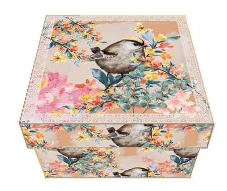 GIFT BOX - BIRD IN BLOSSOM  by Craft Box