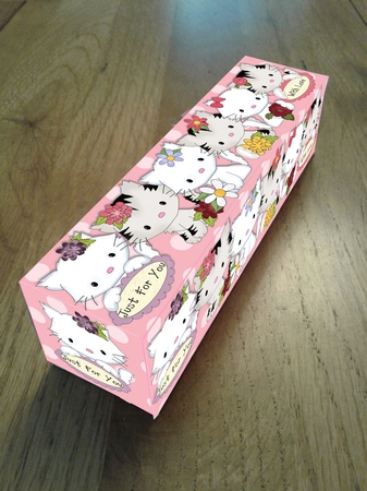 LONG GIFT BOX - CATS IN A ROW by Craft Box