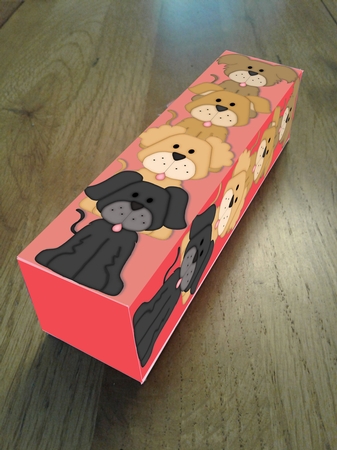 LONG GIFT BOX - DOG TOWER by Craft Box