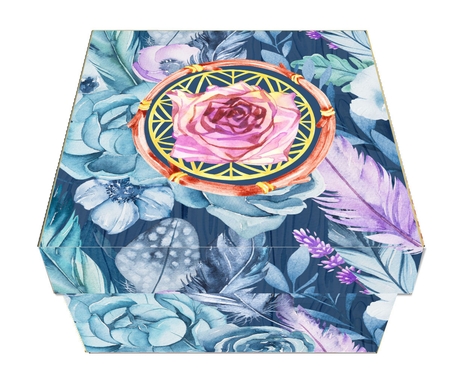 GIFT BOX - FLOWERS AND FEATHERS by Craft Box