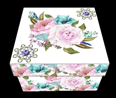 Bouquet and Jewels Gift Box 1 by Craft Box