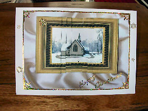 Snowy Church Tunnel Side Stacker by Craft Box