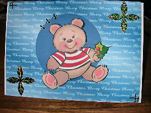 Teddy with Holly by Craft Box
