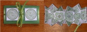 Exploding Card, Green Tiles by Craft Box