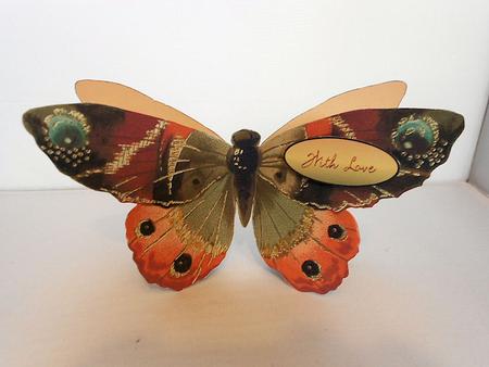 Butterfly Stand Up Card 2 by Craft Box