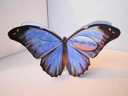 Butterfly Stand Up Card 4 by Craft Box