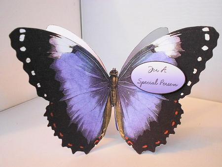 Butterfly Stand Up Card 3 by Craft Box