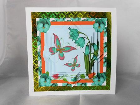 Butterflies, Bluebells and Pansies Star Pyramid by Craft Box
