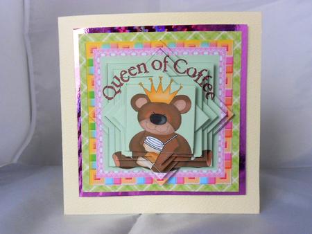 Queen of Coffee Star Pyramid by Craft Box