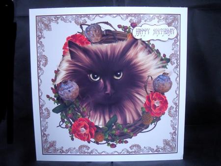 Exotic Cat Wreath by Craft Box