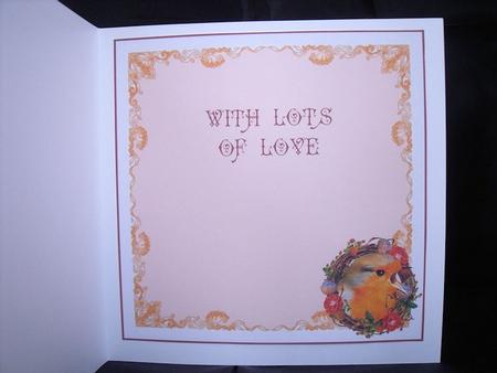Robin Wreath Insert - with Love by Craft Box