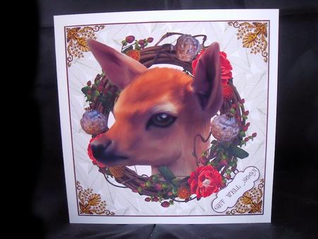 Roe Deer Wreath by Craft Box