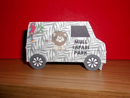 Model Van - Mull Safari Park by Craft Box