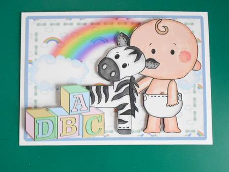 Building Blocks - Button Baby and Zebra by Craft Box