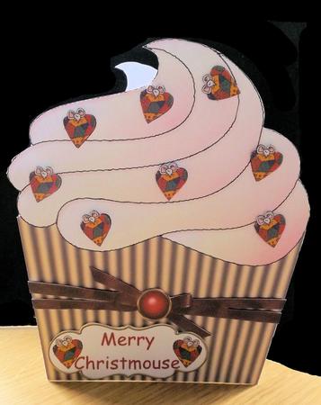 Christmouse Cupcake by Craft Box