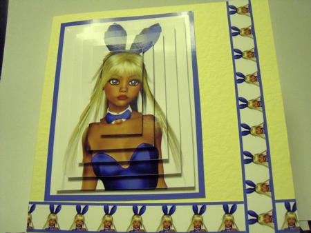 Bunny Girl in Blue by Craft Box