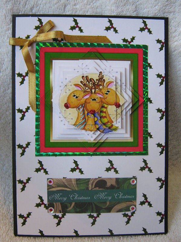 Reindeer Trio Star Pyramid by Craft Box